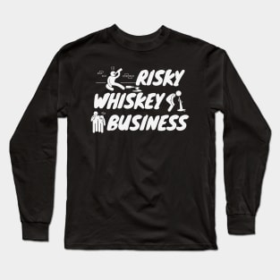Risky Whiskey Business St Patrick's Day Long Sleeve T-Shirt